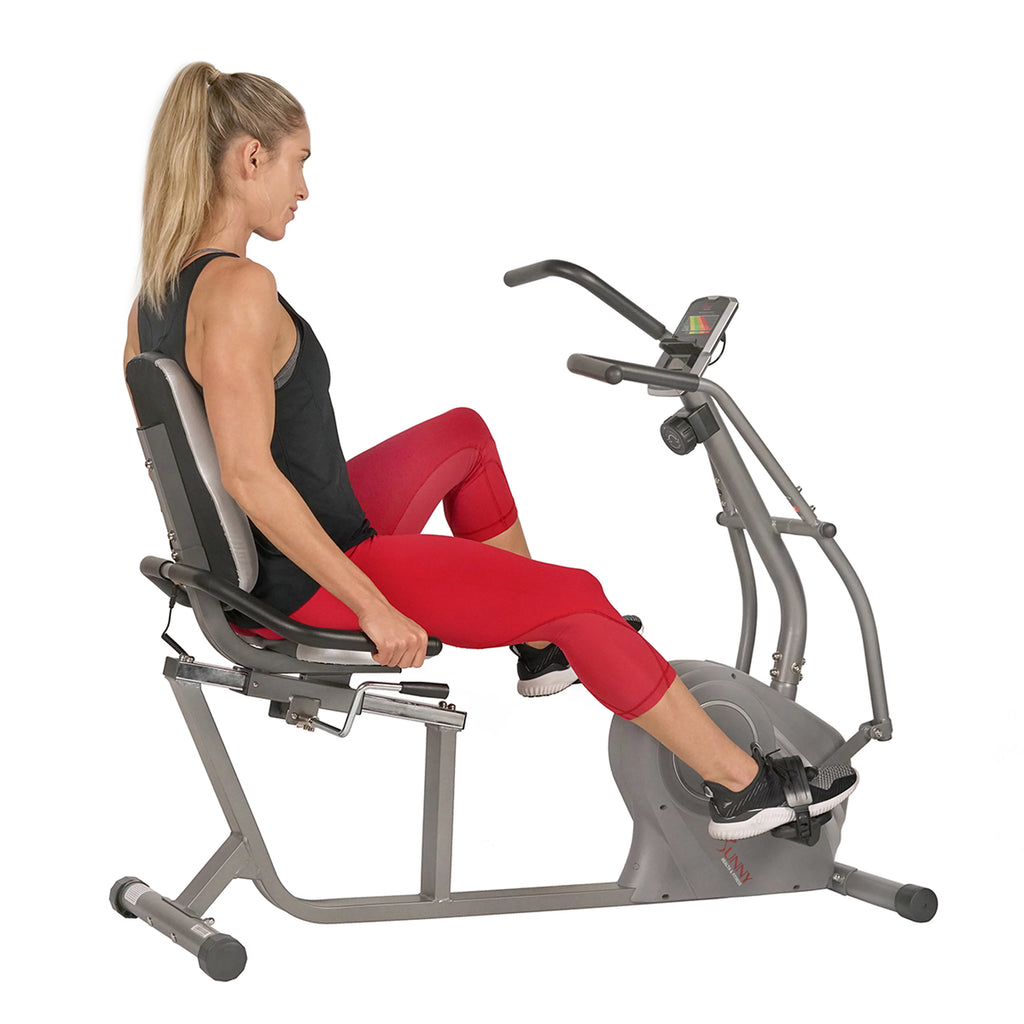 Magnetic Recumbent Bike with Arm Exercisers B707