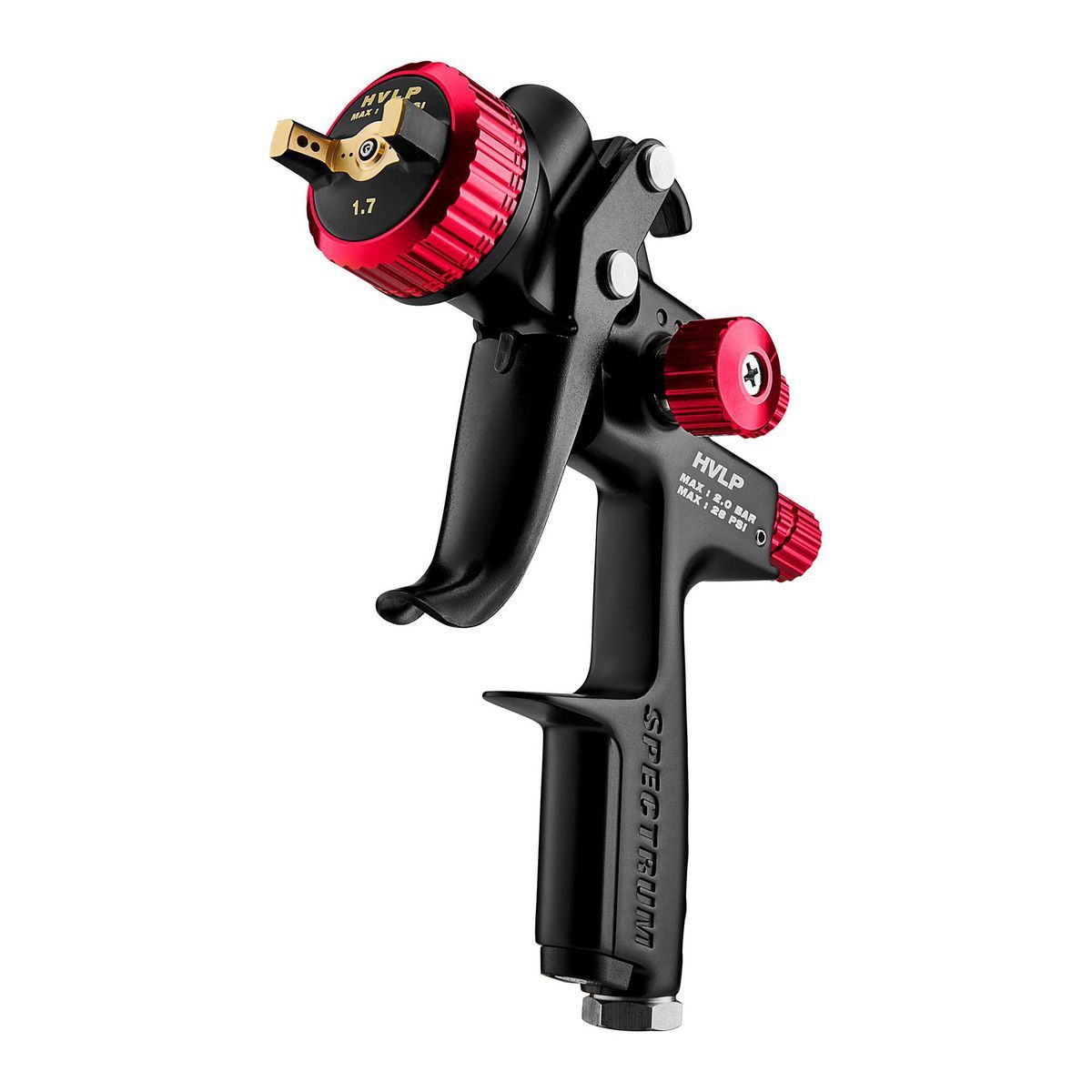 HVLP Gravity Feed Spray Gun with Side Fan Control D72466