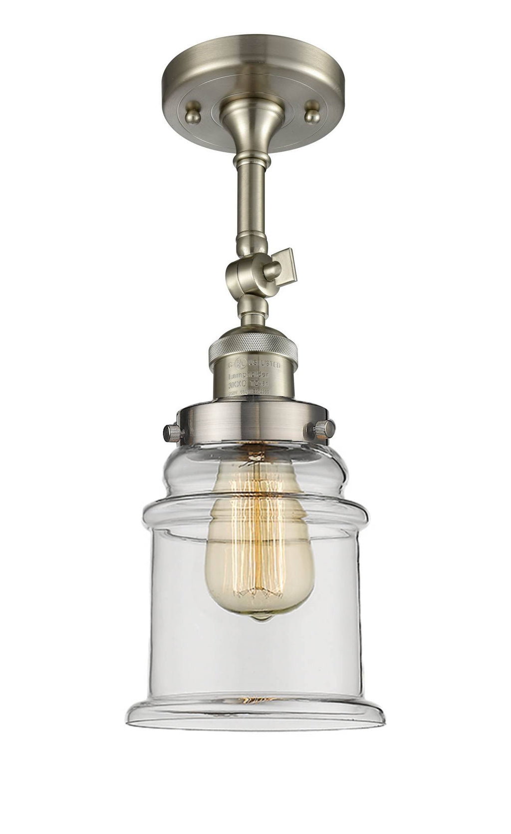 1 Light Semi Flush Mount Y4878