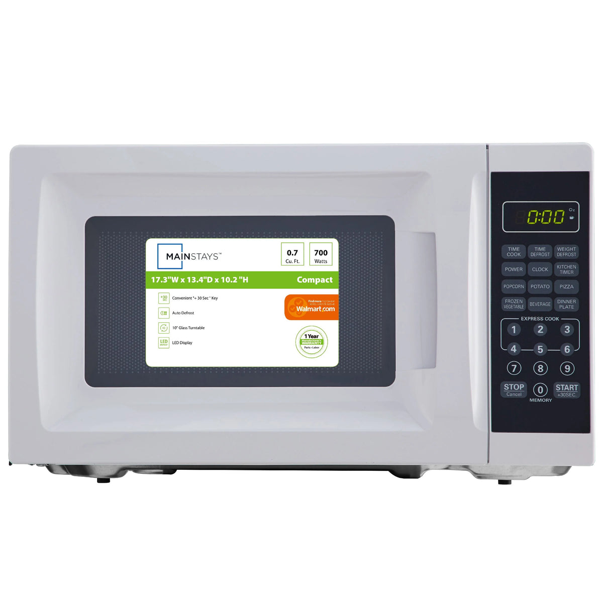 0.7 Cu. Ft. 700W White Microwave Oven Z36565