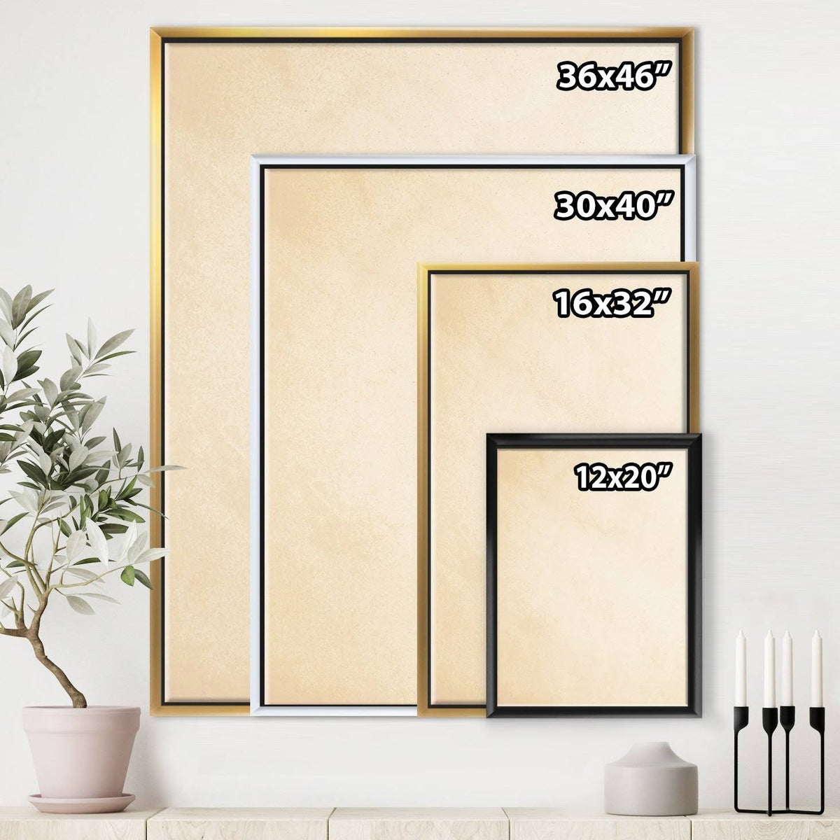 Framed Canvas 36 inch x 46 inch E39807