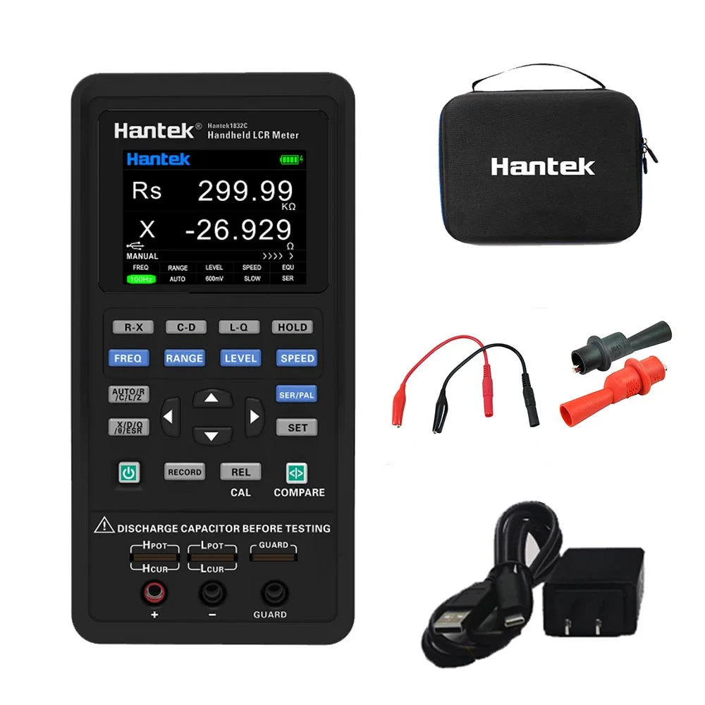 Digital LCR Meter Handheld Inductance Capacitance Resistance Tester F693689