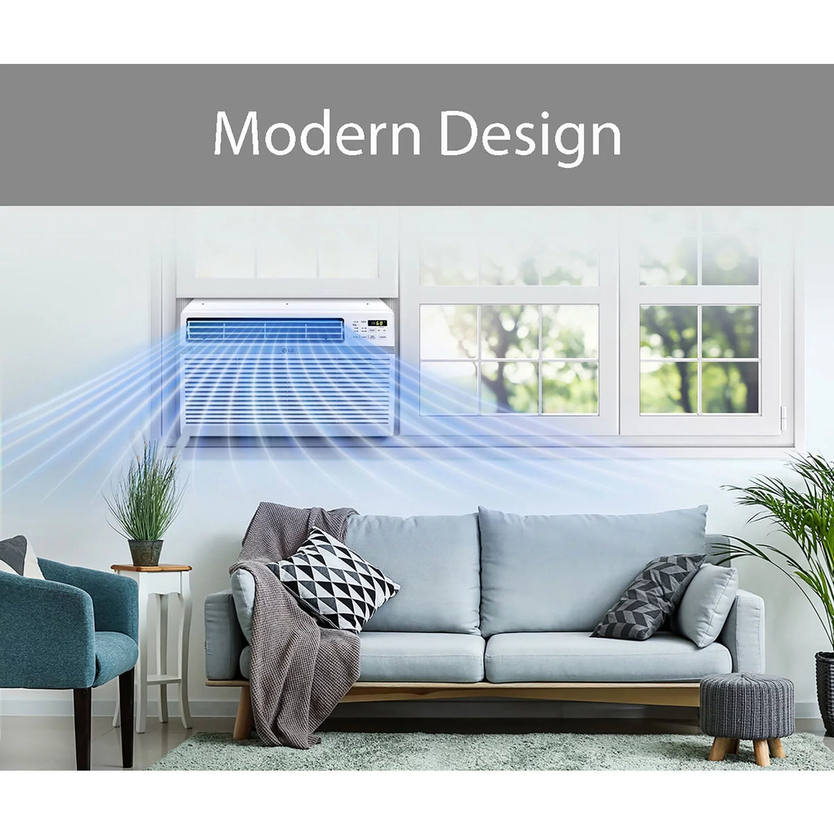 6,000 BTU 115 V High Efficiency Window AC U306725