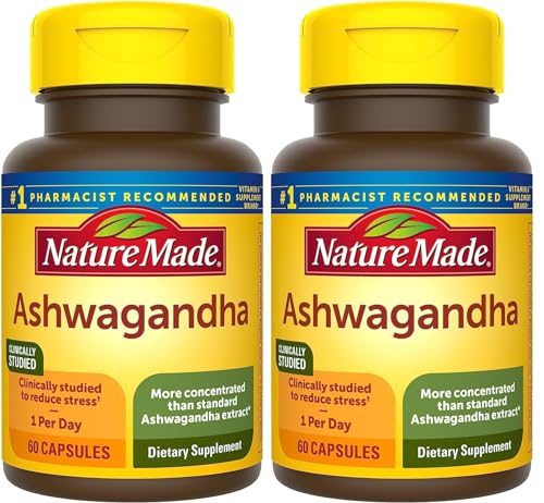 Ashwagandha Capsules 125mg 60 Capsules Pack of 2 A8686