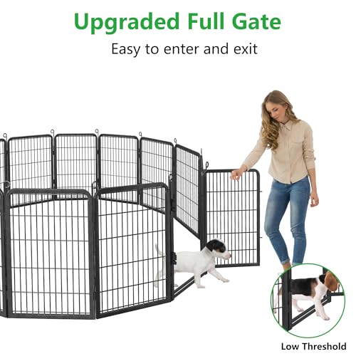 32" Height 10 Panels Metal Dog Playpen X967