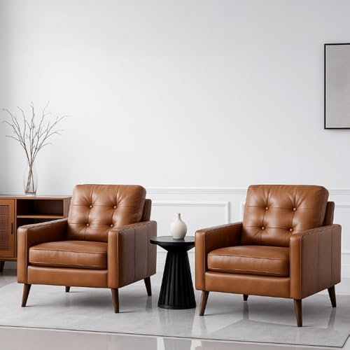 PU Accent Arm Chair with Tufted Back X5344