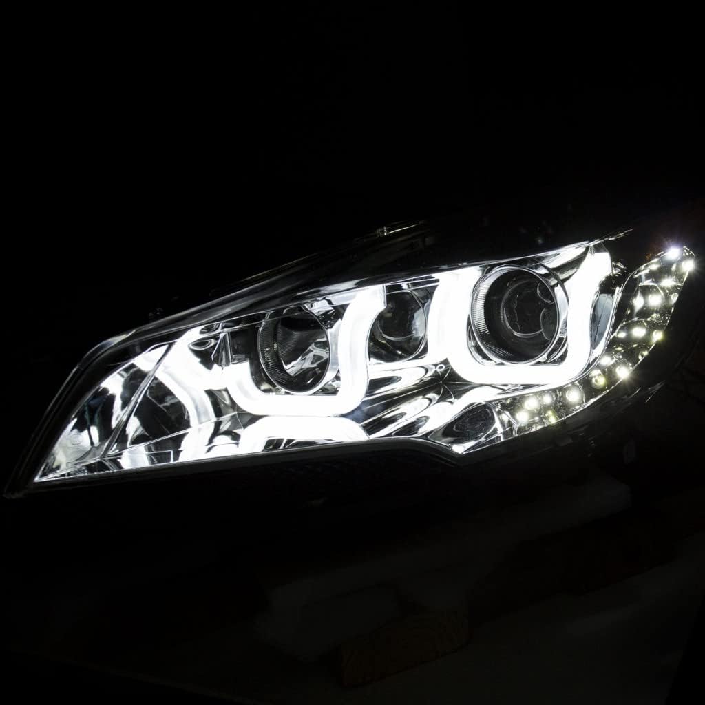 Projector Headlights with U-Bar Chrome A76108