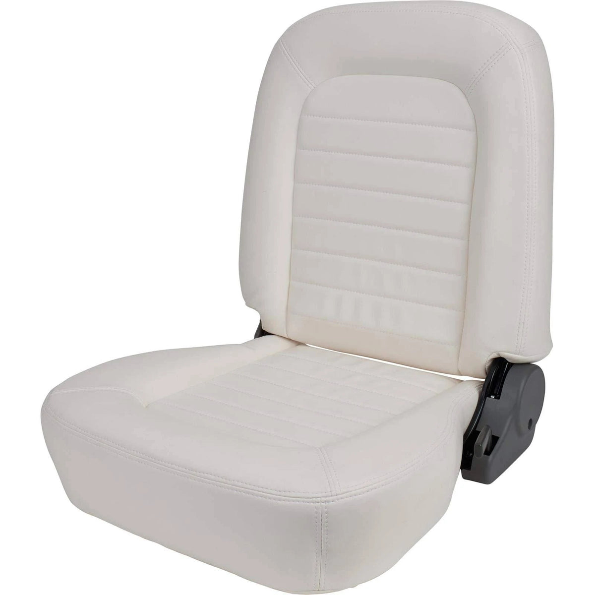Beige Vinyl Bucket Seat L606