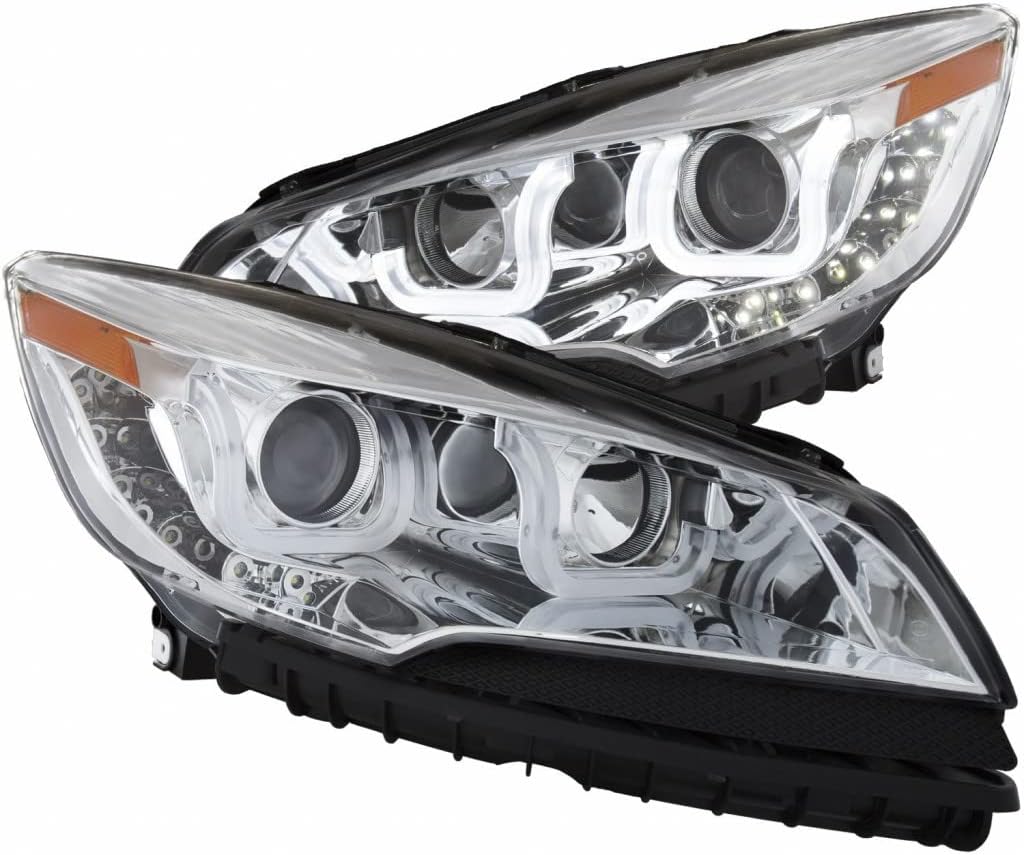 Projector Headlights with U-Bar Chrome A76108