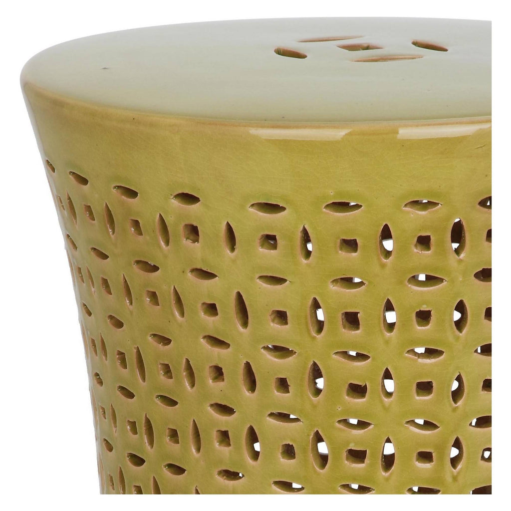Spring Green Garden Stool Q887