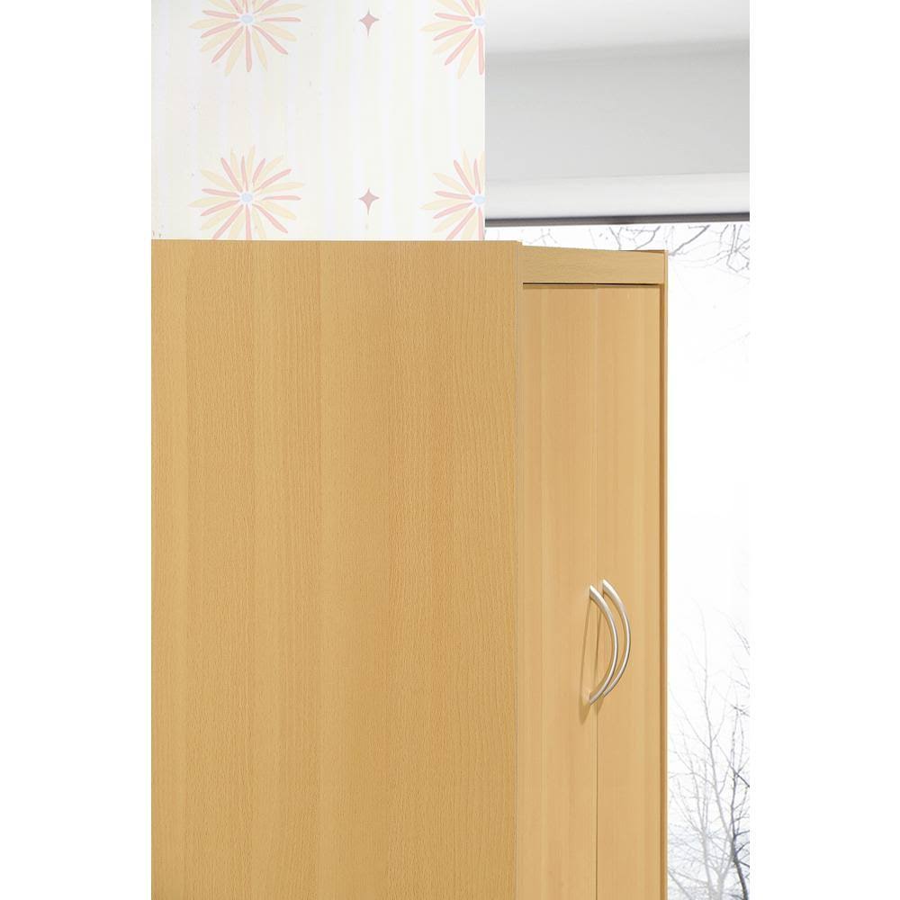 White 4-Door Kitchen Pantry Cabinet with 4 Shelves G19344