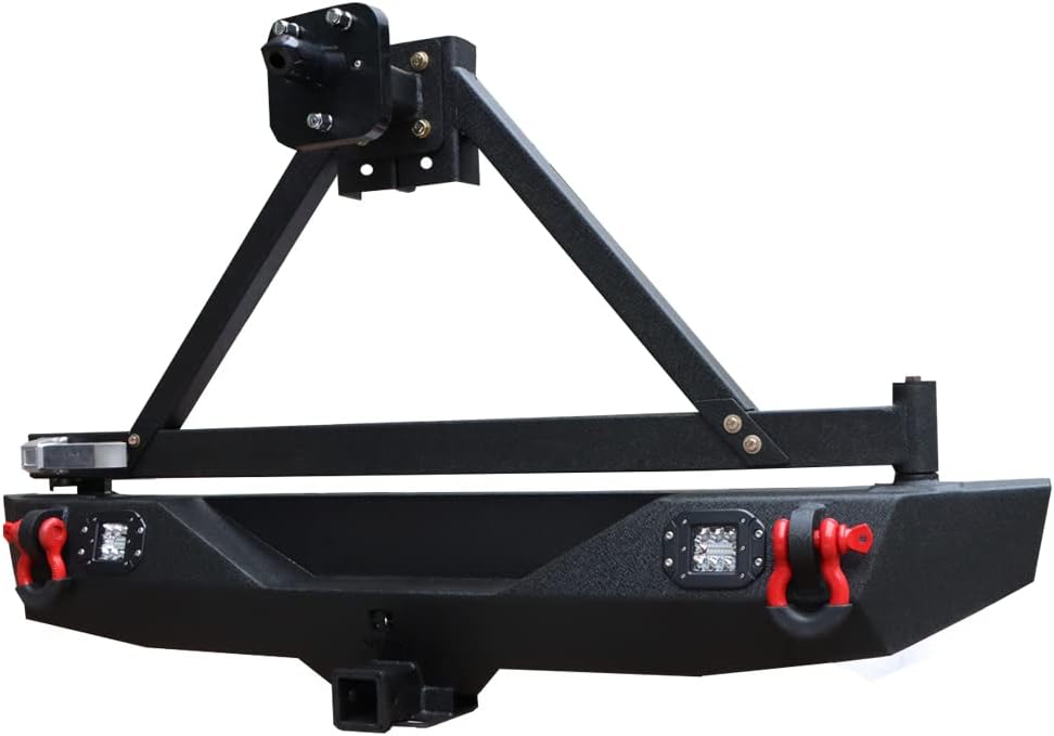 Front and Rear Bumper with LED Lights and Tire Carrier H84673