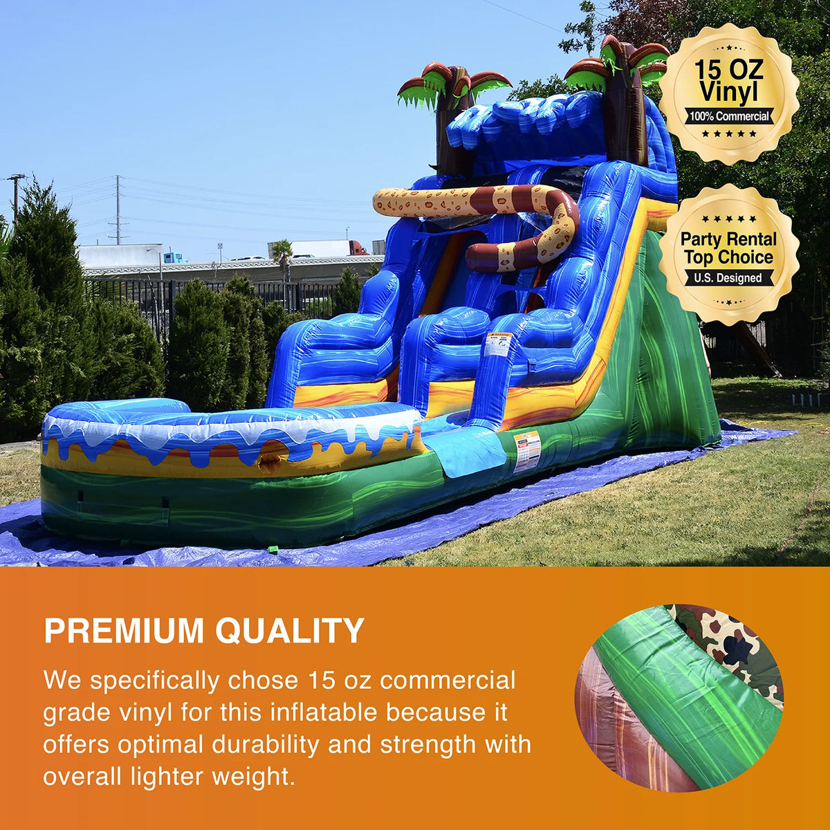 Commercial Grade Waterslide with Pool G159