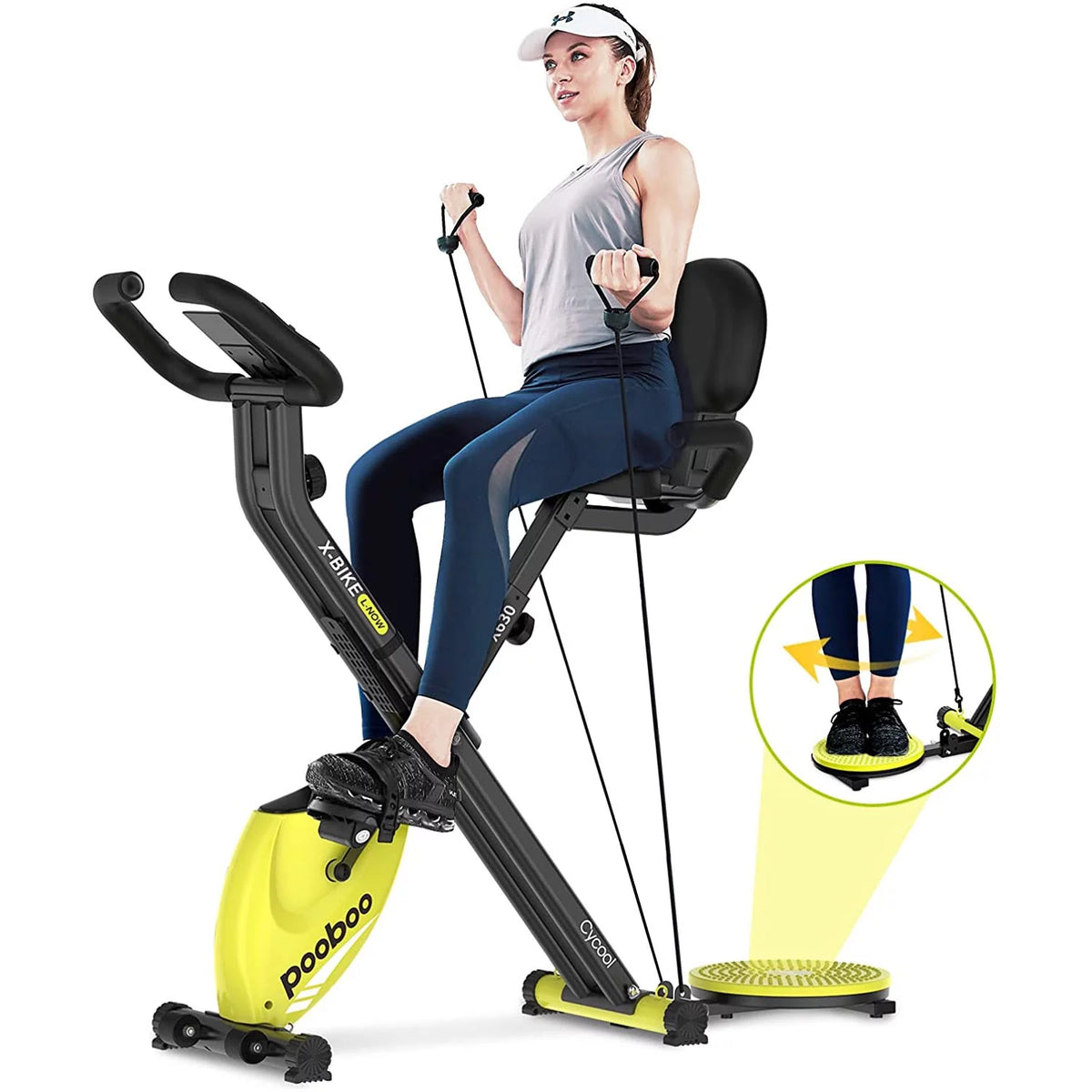 Exercise Bicycle Magnetic Resistance Belt Drive Indoor Bike K778710