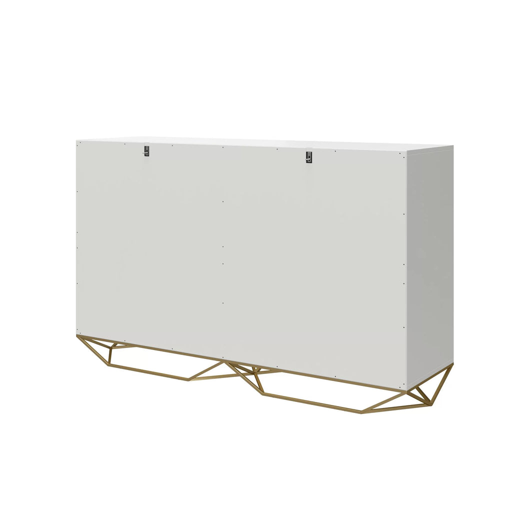 White 6 Drawer Dresser H517226