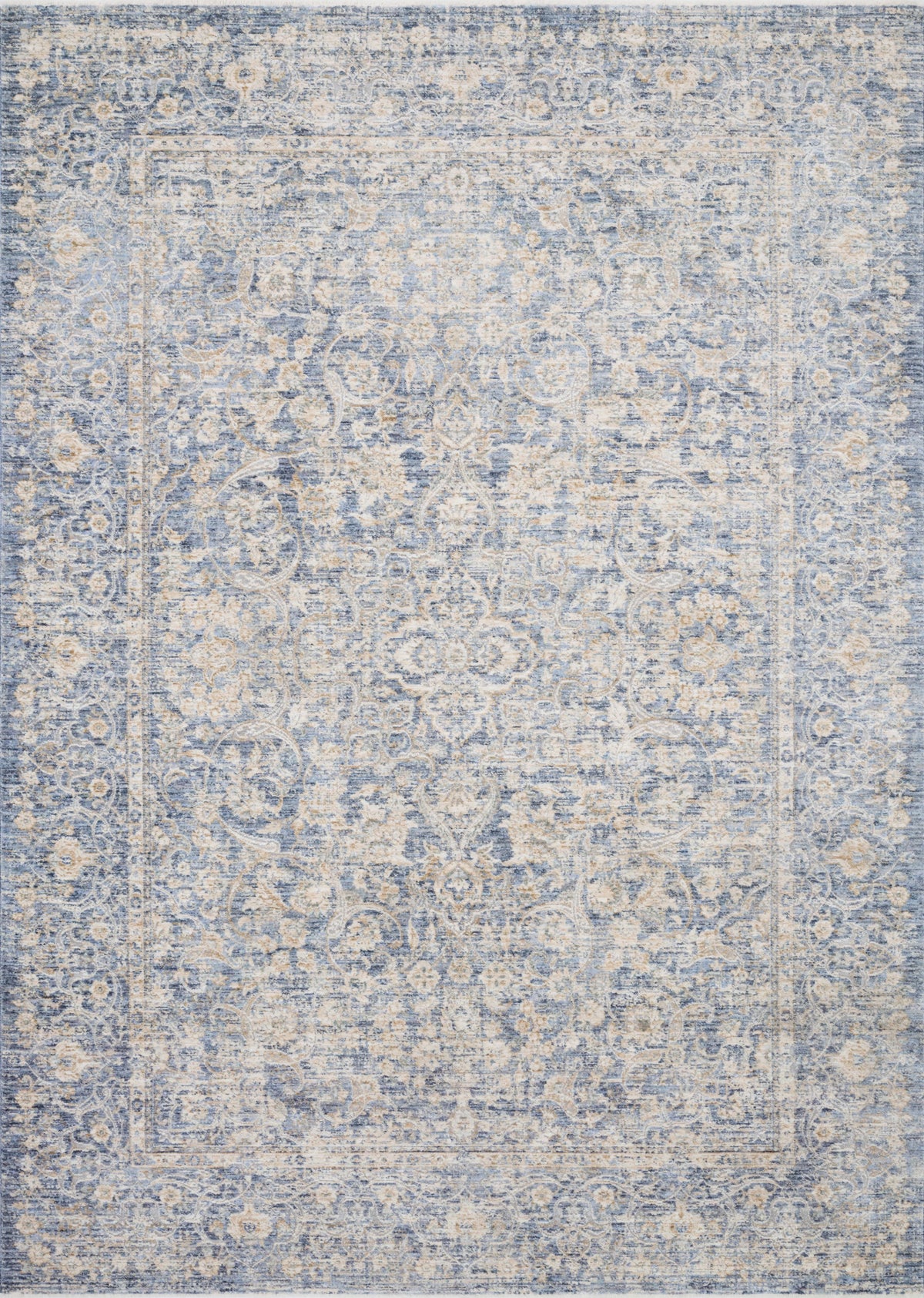 Blue Gold 7'10 x 7'10 Rug C4208