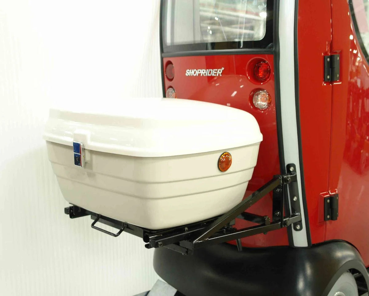 Red Enclosed Cabin Mobility Scooter P176