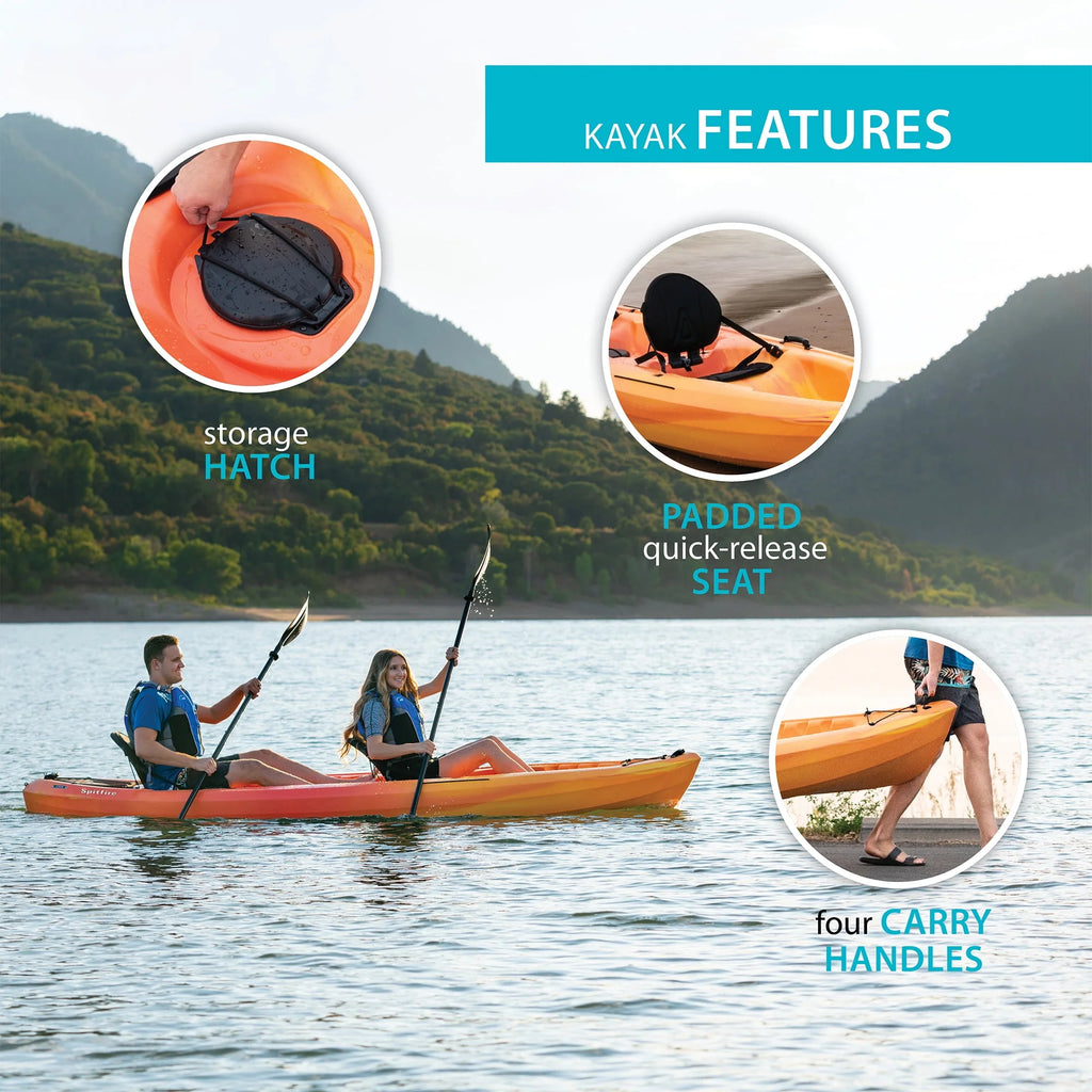 Lime Green Tandem Kayak S9911