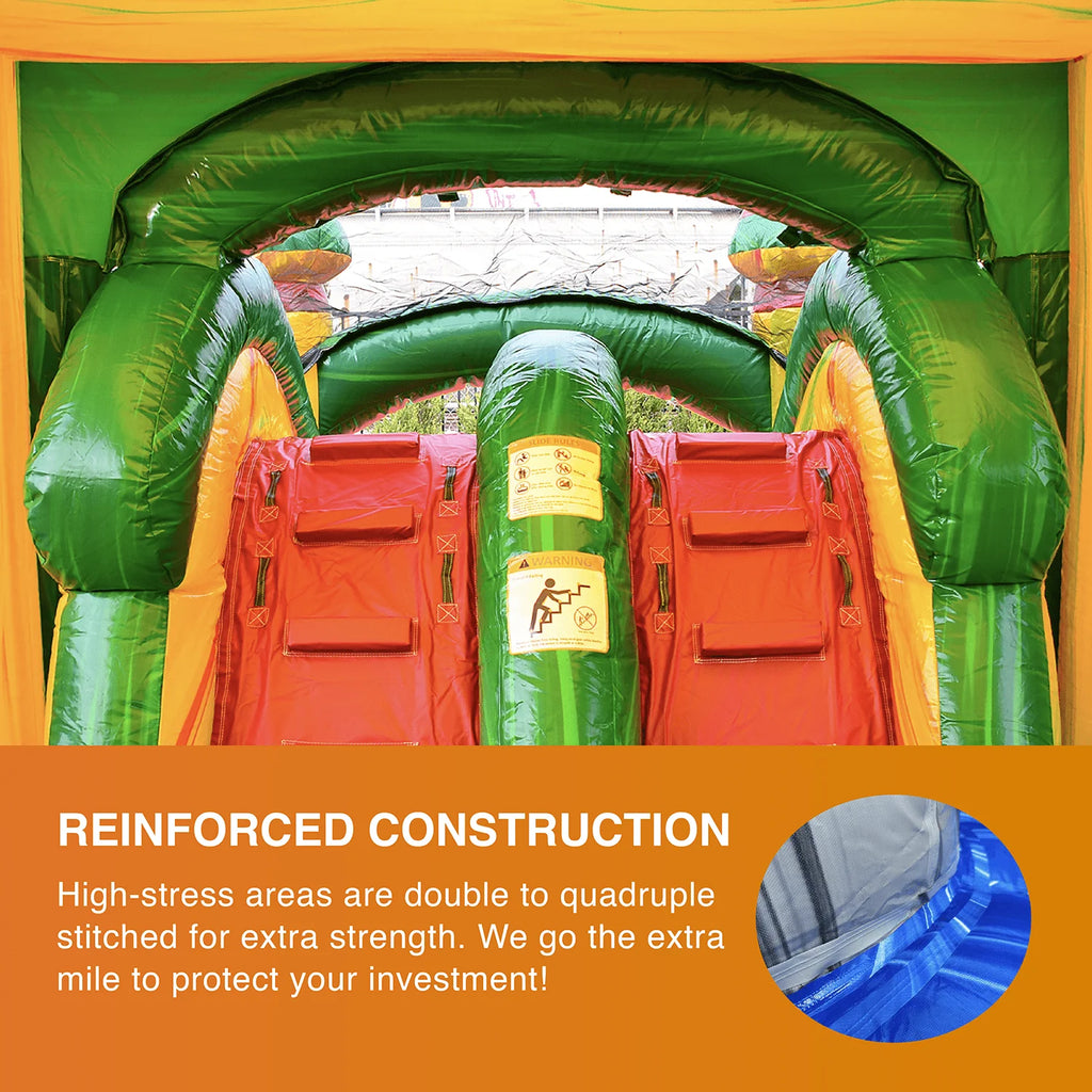 Commercial Grade Bounce House Water Slide with Pool T287963