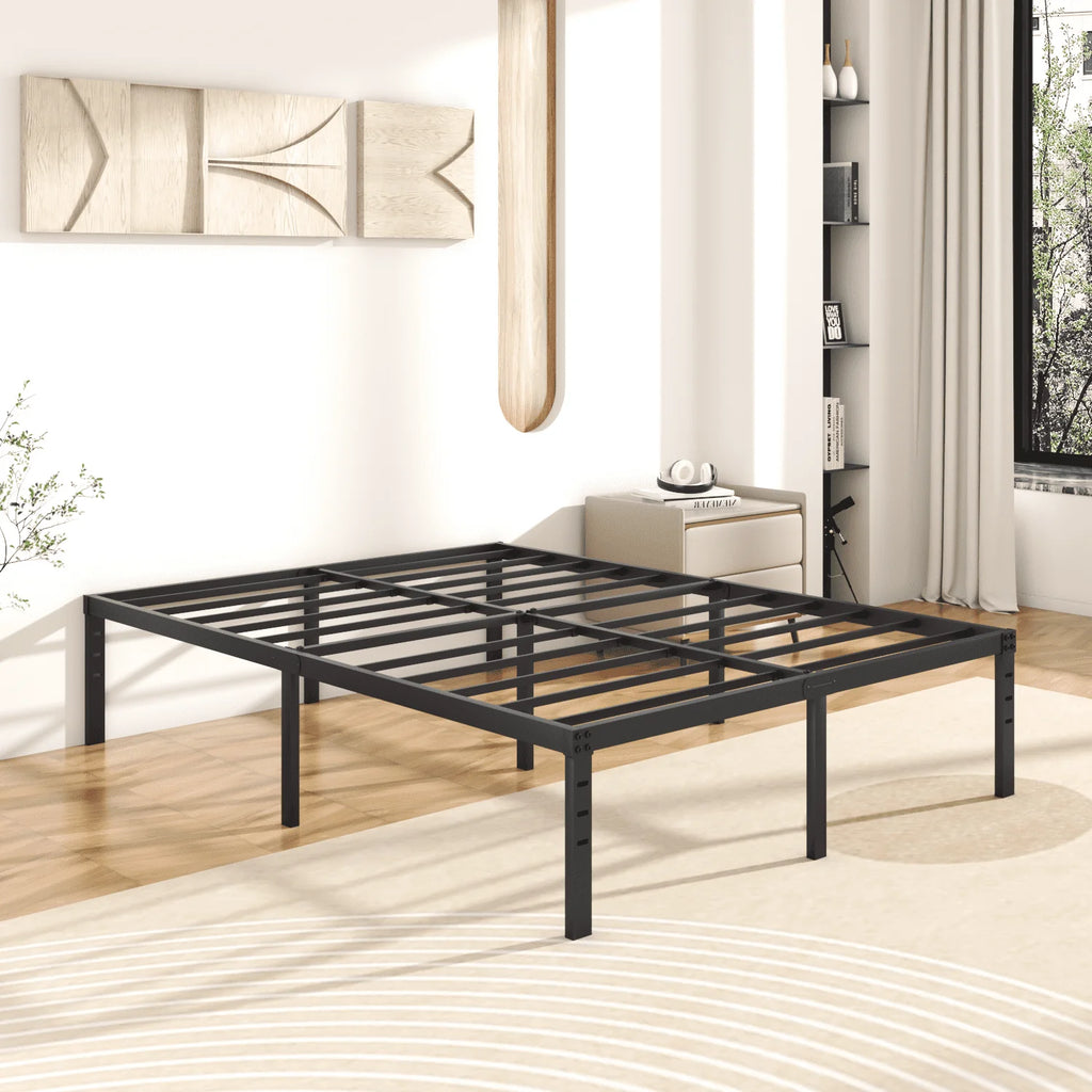 King Size 14 Inches High Bed Frame with Storage N400222