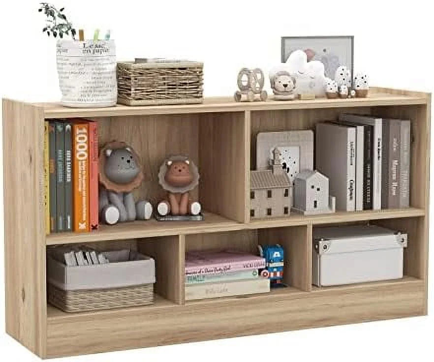 2-Tier 5 Cube Wooden Bookcase H6485