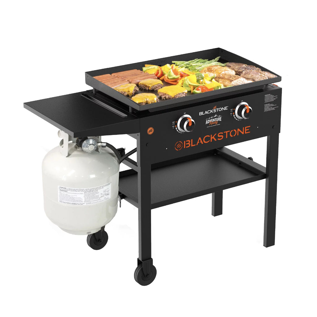 2-Burner 28 Propane Griddle with Foldable Legs H255