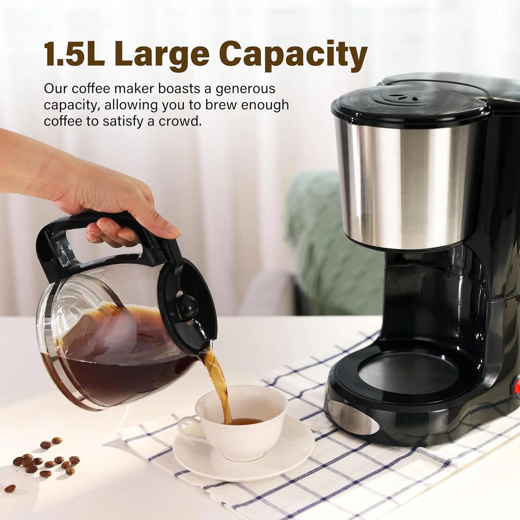12 Cup Stainless Steel Drip Coffee Maker B552153