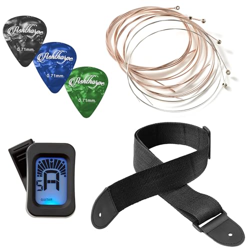 38-inch Beginner Acoustic Guitar Package Black N843