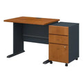 36 in. Desk with Mobile File Cabinet I434