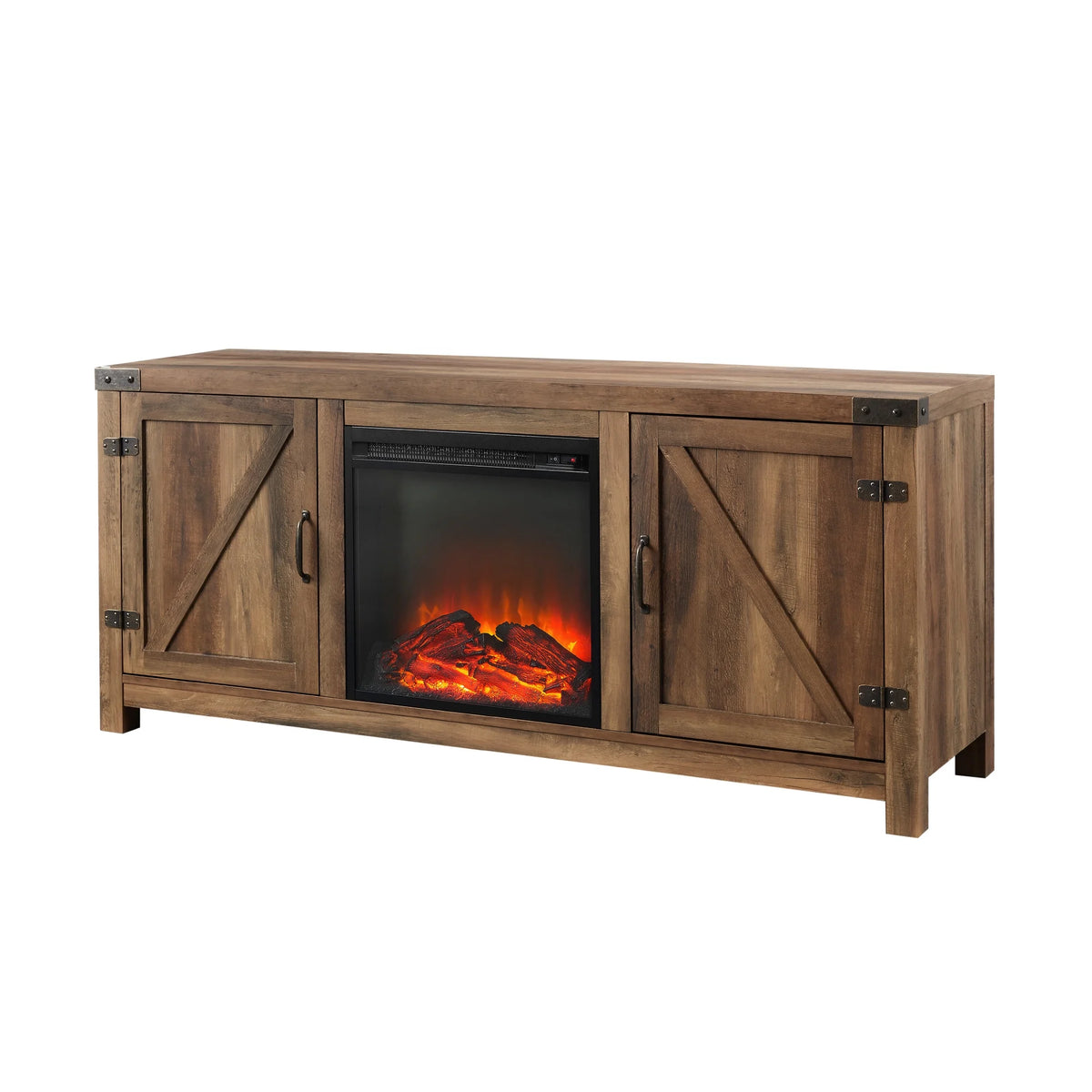 Modern Farmhouse Fireplace TV Stand C3508