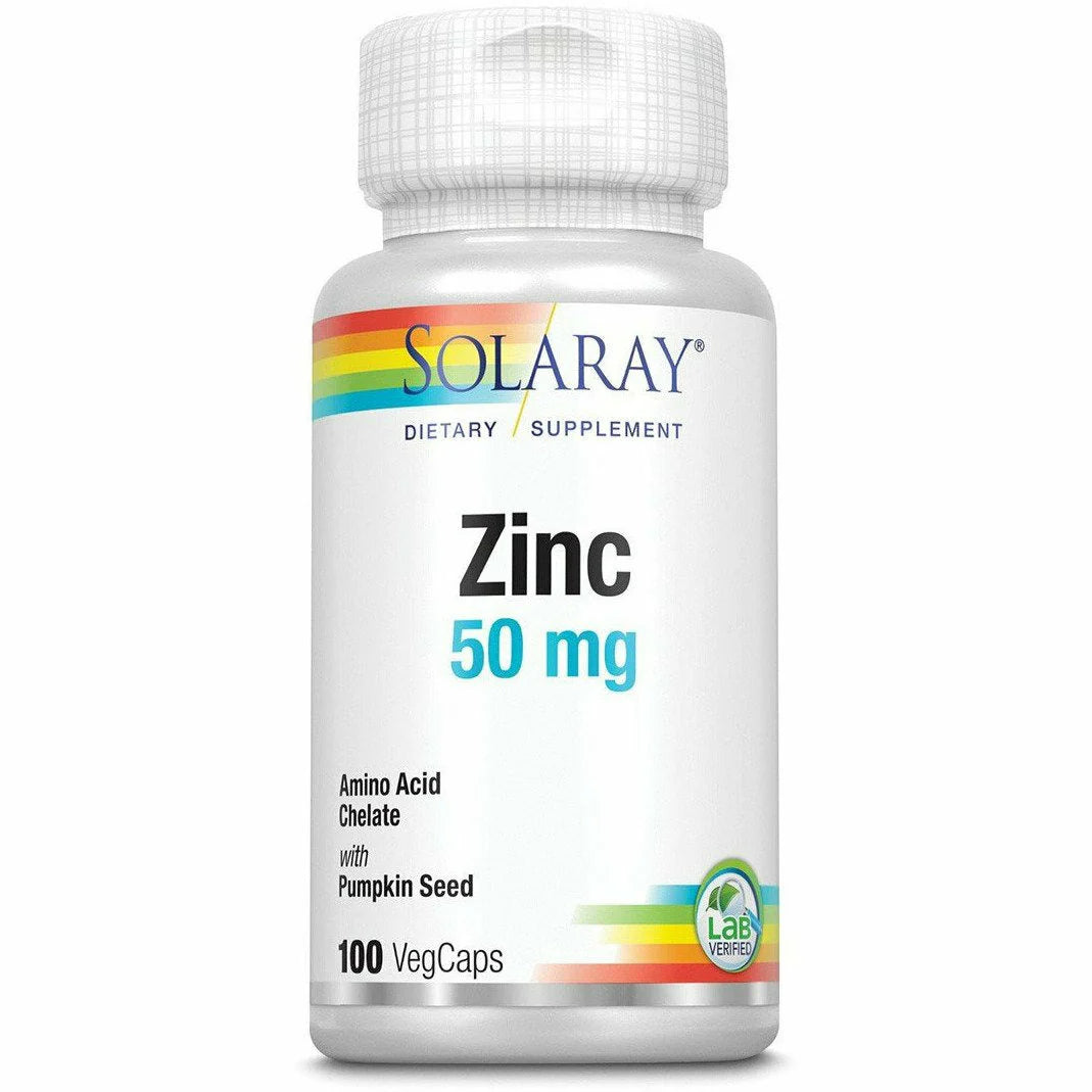 Zinc 50 mg 100 vegcaps A29444