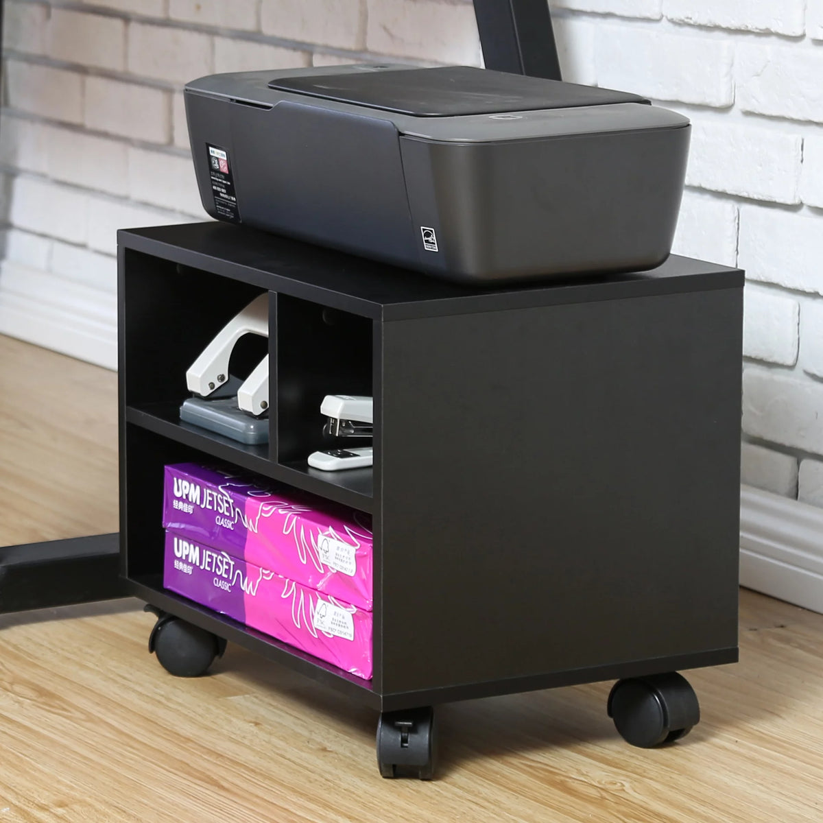 Under Desk Printer Stand Cart with Wheels X416
