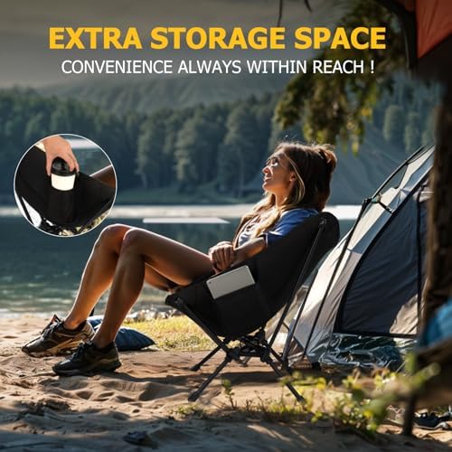 Ultralight Folding Camping Chair with Carry Bag E660103