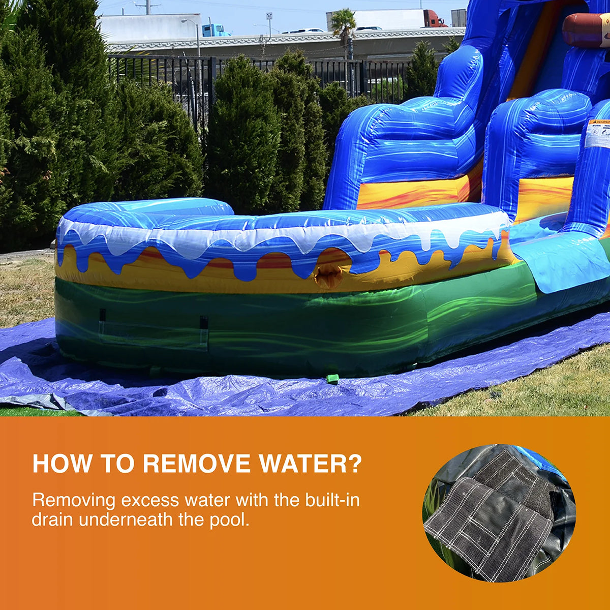 Commercial Grade Waterslide with Pool G159