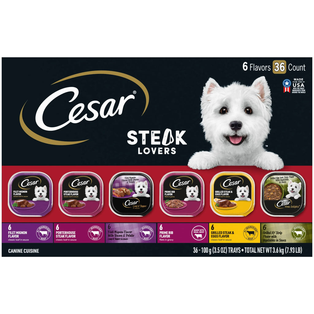 Adult Wet Dog Food Classic Loaf in Sauce Variety Pack, 3.5 oz, Pack of 36 P523725
