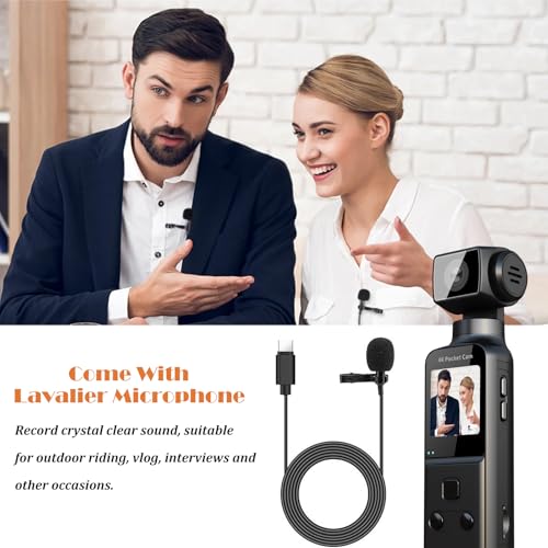 4K Body Camera with External Microphone F6095