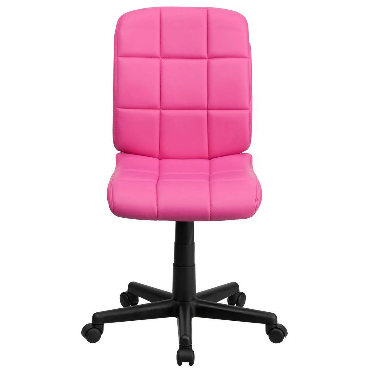 Pink Quilted Office Swivel Chair C24184