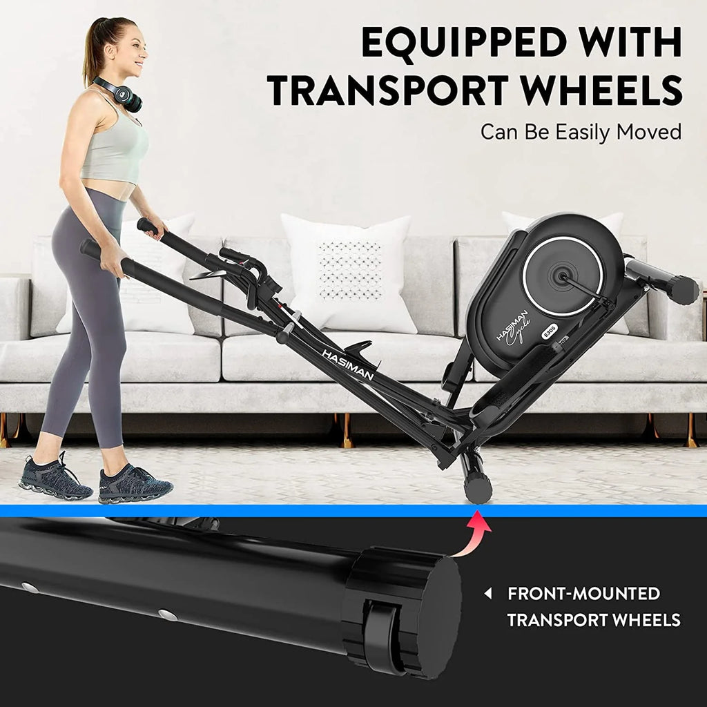 Silent Magnetic Elliptical Bike Stationary Exercise Machine O128