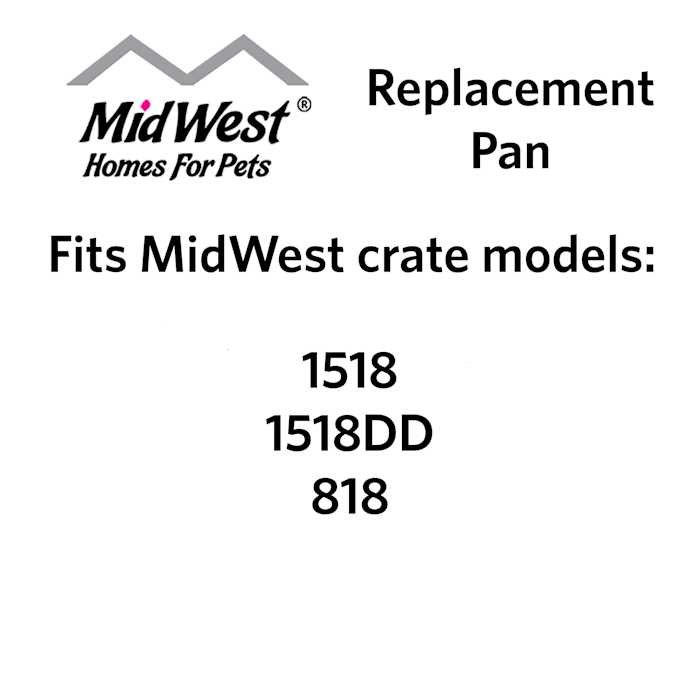 Dog Crate Replacement Pan V7343