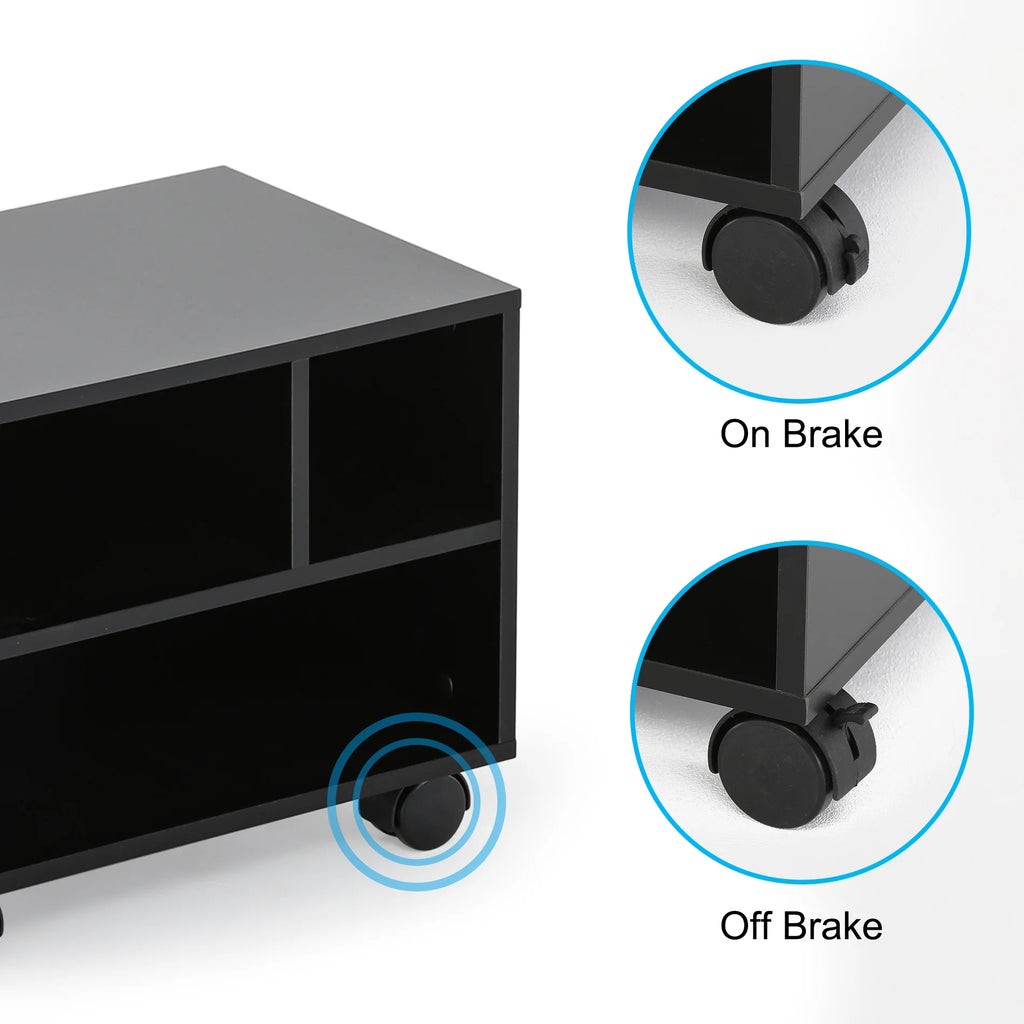 Under Desk Printer Stand Cart with Wheels X416
