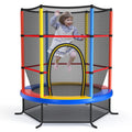 55'' Kids Trampoline with Enclosure Net E976