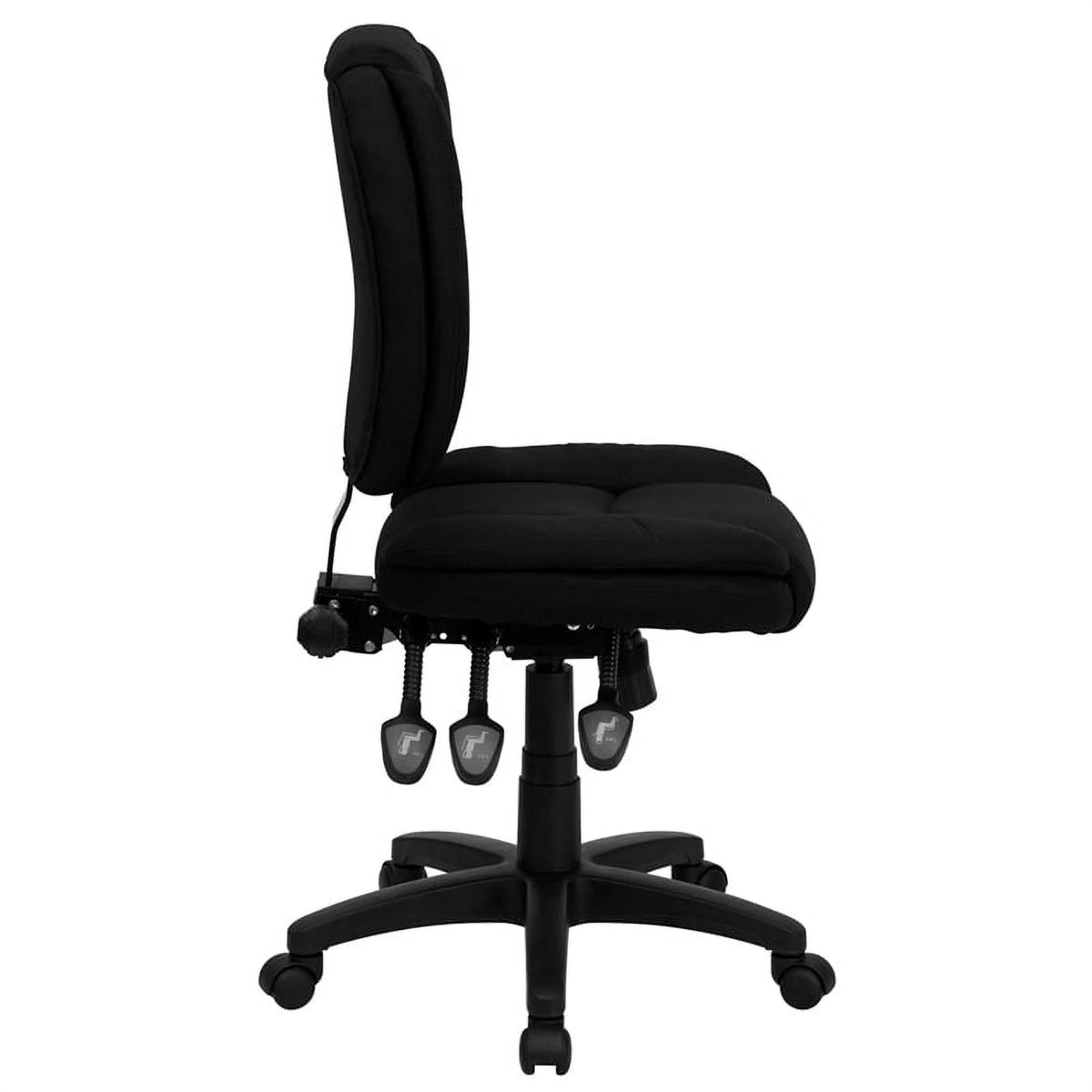 Black Fabric Ergonomic Task Office Chair K253