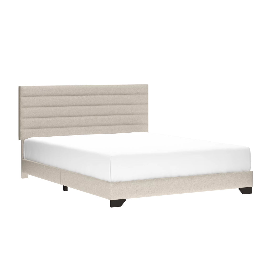 Charcoal Upholstered Queen Platform Bed Z2050