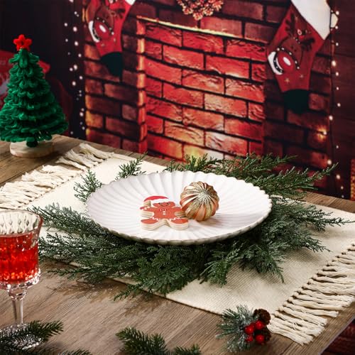 Round Christmas Placemats Set of 6 G6142