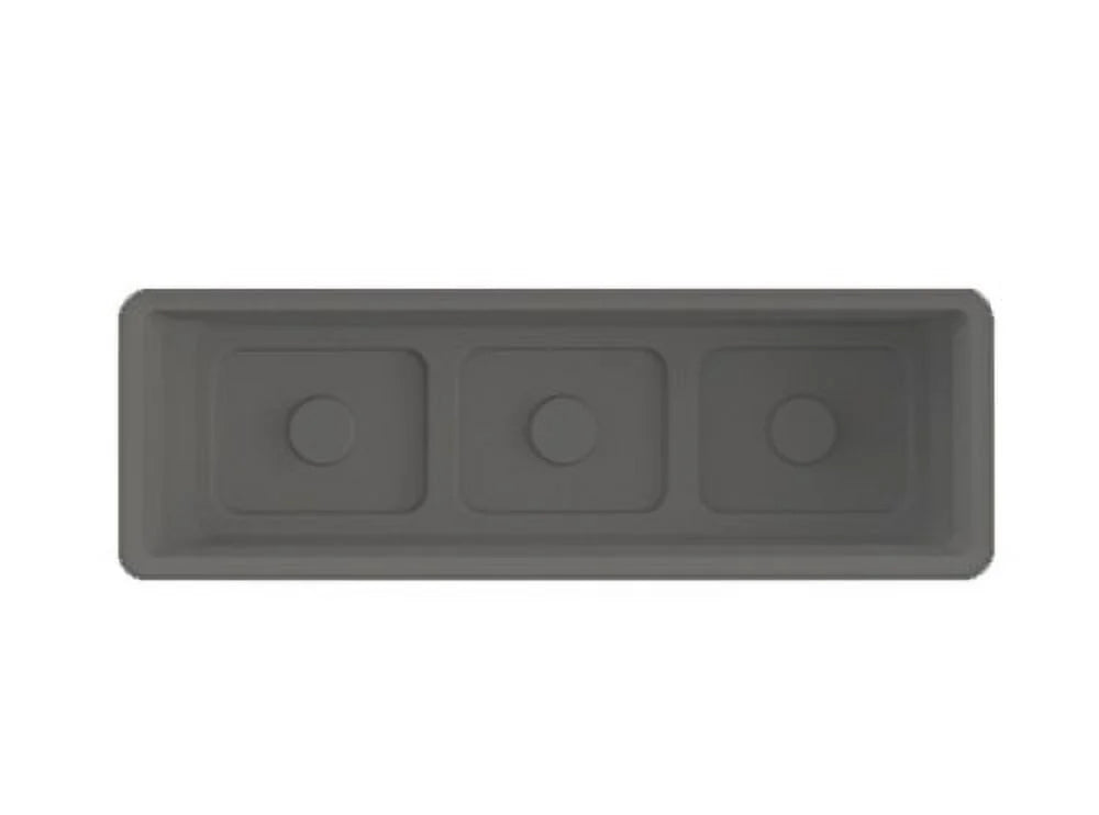 30 in. x 10 in. Graphite Planter M394378
