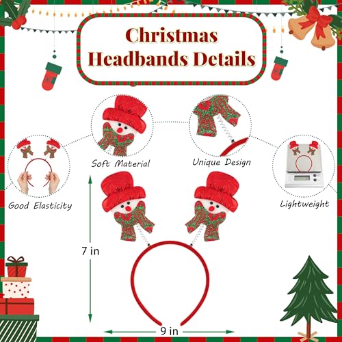 Christmas Glasses and Holiday Headbands 18PCS Set D497052