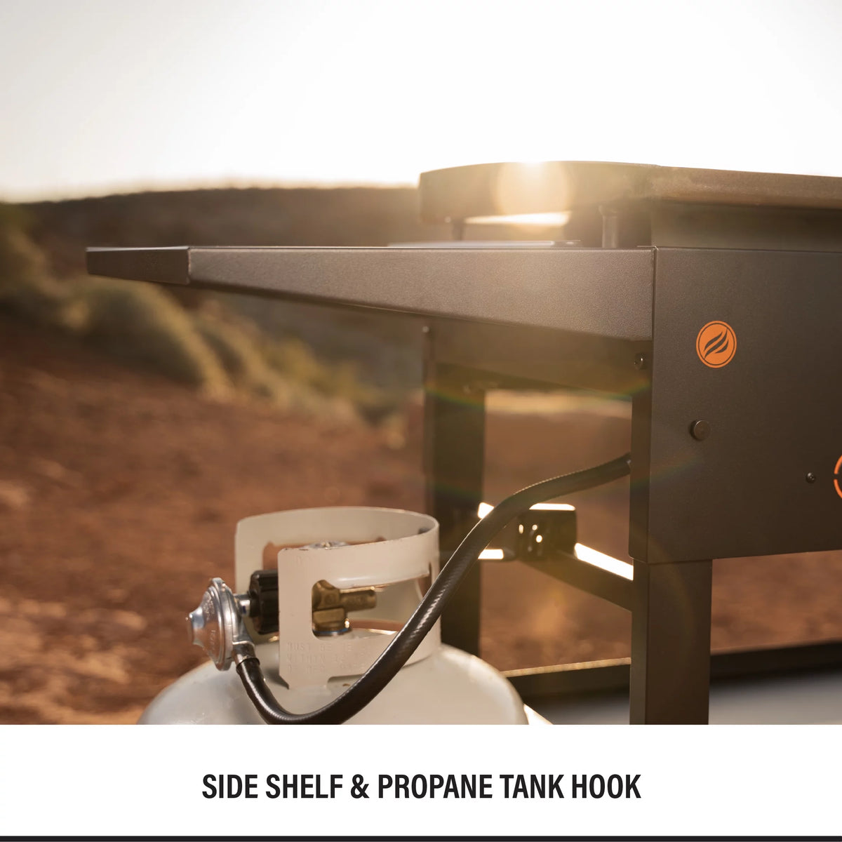 2-Burner 28 Propane Griddle with Foldable Legs H255