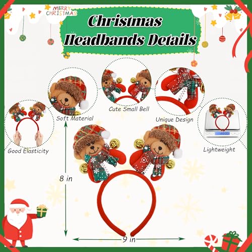 Christmas Glasses and Holiday Headbands 18PCS Set D497052