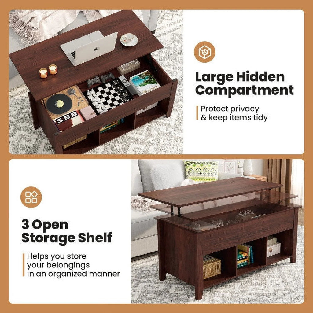 Lift Top Coffee Table with Storage G6097