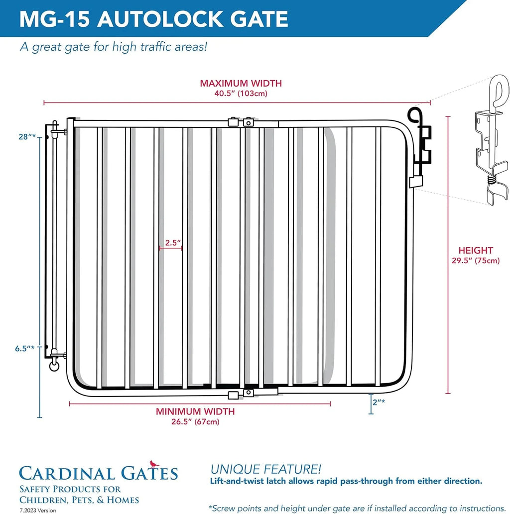 Adjustable Aluminum Baby Gate B2242